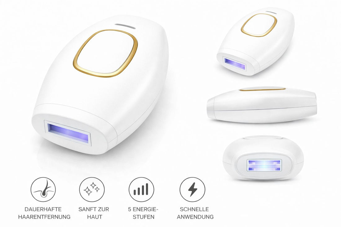 IPL Haarentfernungsgerät Elura | Schmerzfrei, Langanhaltend & Hautschonend | Weiß