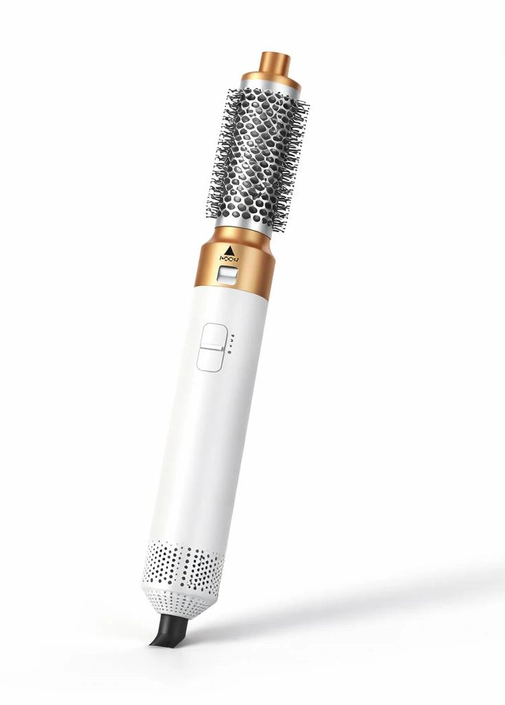 5 in 1 Hairstyler Elura| Locken, Glätten & Trocknen mit Coanda Effekt | Altmessing