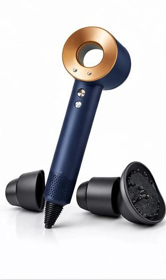HairSonic Pro Elura | 5-in-1 Haartrockner und Styling-Gerät mit Ionen-Technologie | Cognac