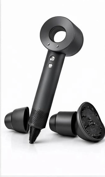 HairSonic Pro Elura | 5-in-1 Haartrockner und Styling-Gerät mit Ionen-Technologie | Schwarz