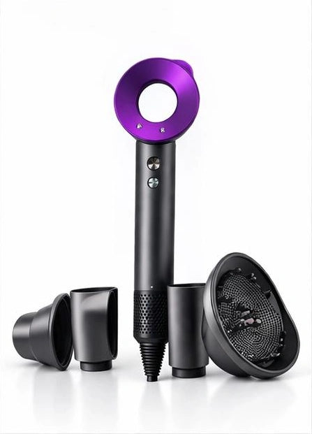 HairSonic Pro Elura | 5-in-1 Haartrockner und Styling-Gerät mit Ionen-Technologie | Pflaume